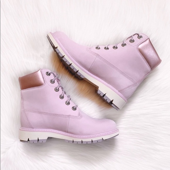 Timberland Lucia Way 6” Pink Waterproof Boots - Picture 5 of 7